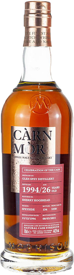 Glen Spey 1994 MSWD Càrn Mòr Celebration of the Cask 26 Year Old 2021 Release (Cask #5350) Single Malt Scotch Whisky | 700ML at CaskCartel.com