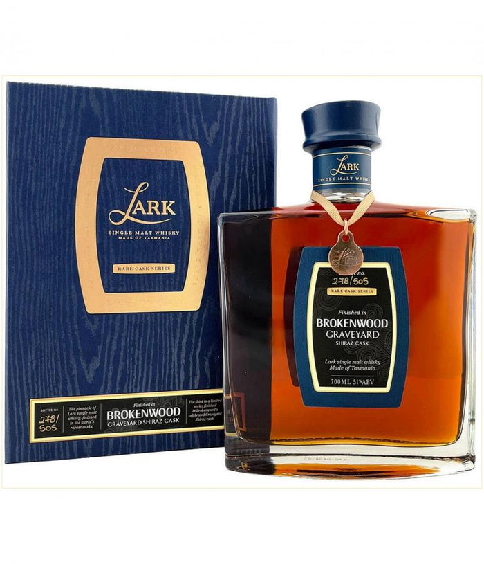 Lark Brokenwood Graveyard Shiraz Cask Rare Cask Series 2021 Release Single Malt Whisky | 700ML