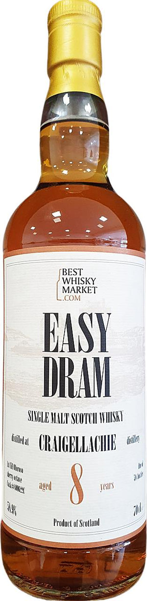 Craigellachie 8 Year Old, Easy Dram Best Whisky Market Scotch Whisky | 700ML at CaskCartel.com