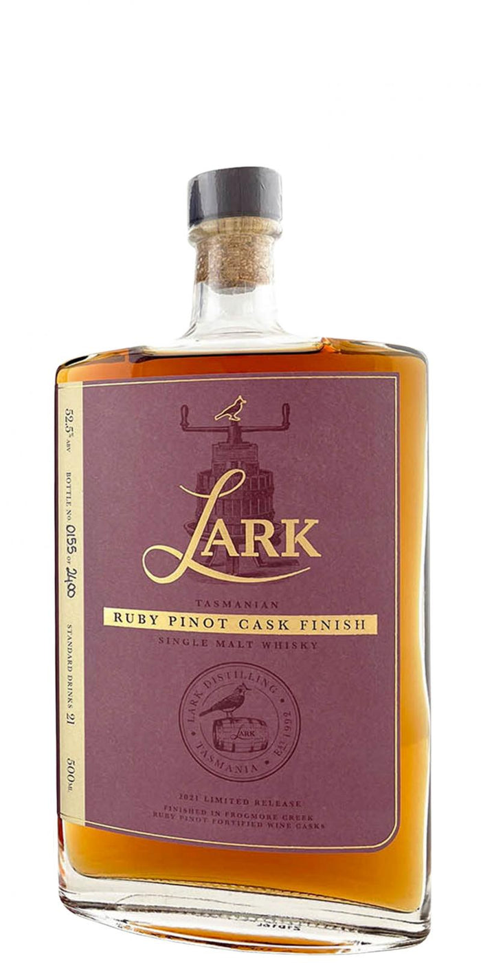 Lark Ruby Pinot Cask Finish 2021 Release Single Malt Whisky | 500ML