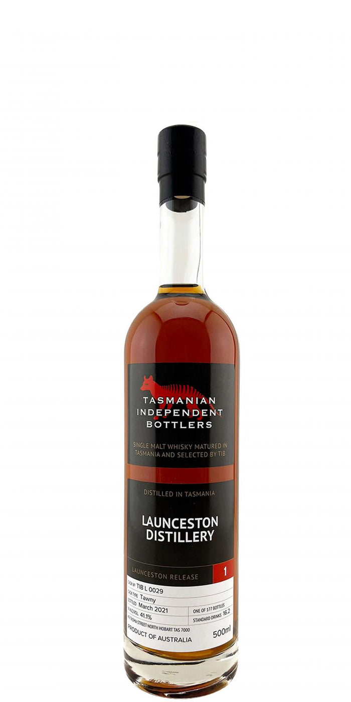 Launceston Release 1 TmIB 2021 Release (Cask #TIB L 0029) Single Malt Whisky | 500ML