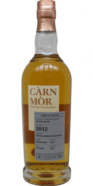 Ruadh Maor 2012 MSWD Càrn Mòr Strictly Limited 8 Year Old 2021 Release Single Malt Scotch Whisky | 700ML at CaskCartel.com