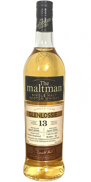 Glenlossie 2008 MBl The Maltman 13 Year Old 2021 Release (Cask #4254) Single Malt Scotch Whisky | 700ML at CaskCartel.com