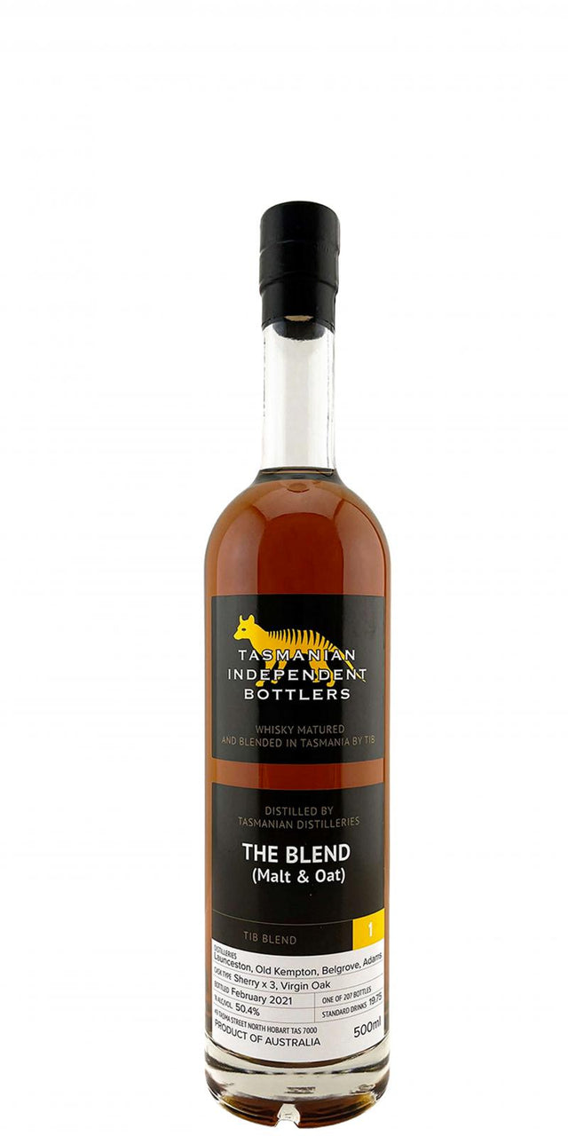 Tasmanian Independent Bottlers The Blend (Malt & Oat) TmIB TIB Blend 1 2021 Release Blend Whisky | 500ML at CaskCartel.com