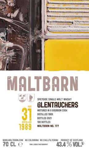 Glentauchers 1989 MBa No. 177 31 Year Old 2021 Release Single Malt Scotch Whisky | 700ML