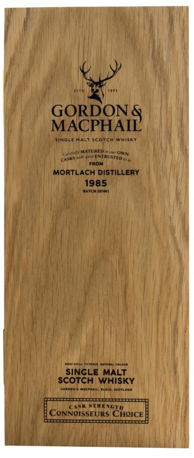Mortlach 1985 (Gordon & MacPhail) Connoisseurs Choice - Cask Strength 34 Year Old 2020 Release (Cask #3545) Single Malt Scotch Whisky | 700ML at CaskCartel.com