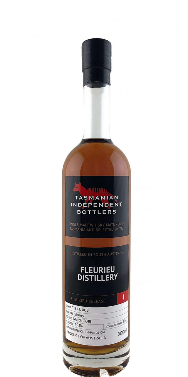 Fleurieu Distillery Fleurieu Release 1 (Tasmanian Independent Bottlers) 2019 Release (Cask #TIB FL 006) Single Malt Whisky | 500ML at CaskCartel.com