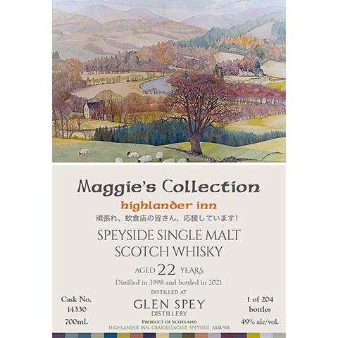 Glen Spey 1998 HI Maggie's Collection 22 Year Old 2021 Release Cask #14330 Single Malt Scotch Whisky | 700ML at CaskCartel.com