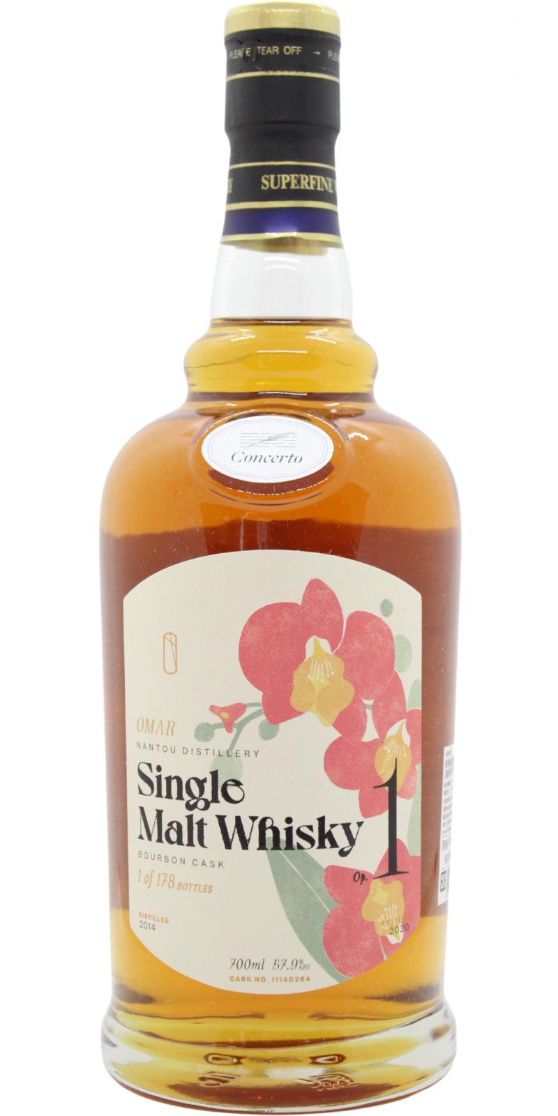 Nantou Omar 2014 Op.1 - Cattleya Orchids (2020) Release (Cask #11140264) Whisky | 700ML at CaskCartel.com