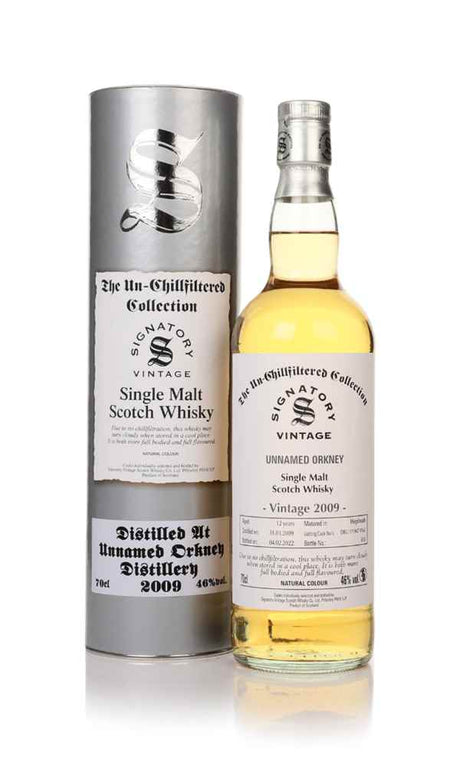 Unnamed Orkney 12 Year Old 2009 (casks DRU17/A67 #1+2) - Un-Chillfiltered Collection (Signatory) | 700ML at CaskCartel.com