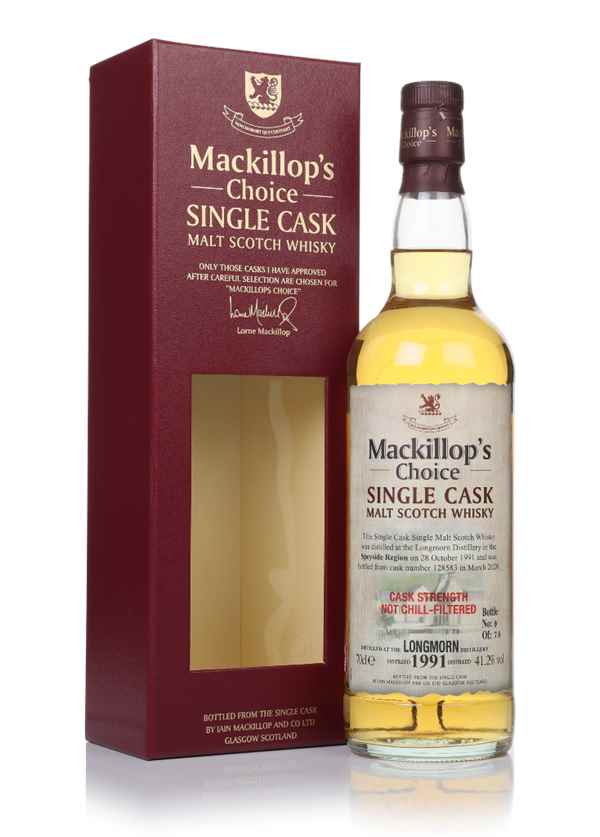 Longmorn 1991 (cask 128583) - Mackillop's Choice | 700ML at CaskCartel.com