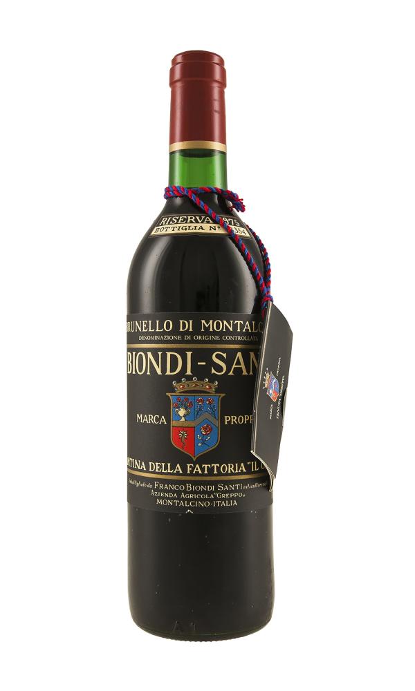 1975 | Biondi Santi | Tenuta Greppo Riserva at CaskCartel.com