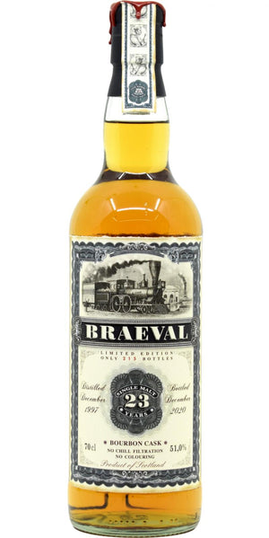 Braeval 23 Year Old (D.1997, B.2020) Bourbon Cask Scotch Whisky | 700ML at CaskCartel.com