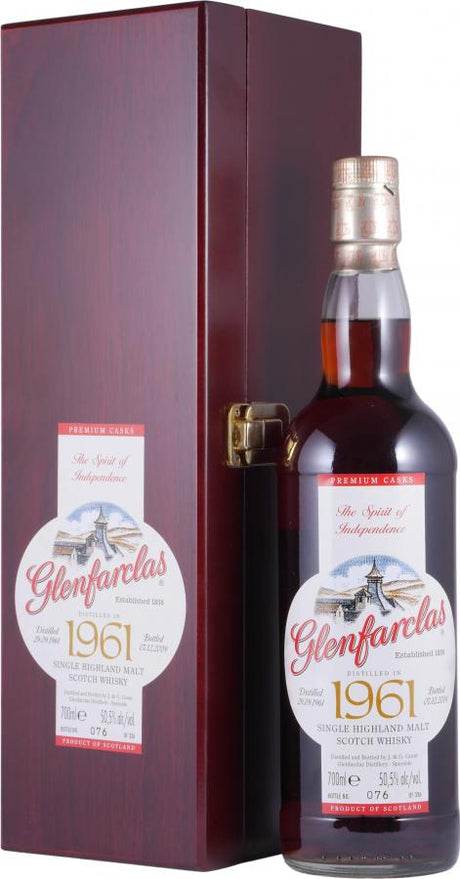 Glenfarclas 1961 (Bottled 2009) Wooden Box Scotch Whisky | 700ML at CaskCartel.com