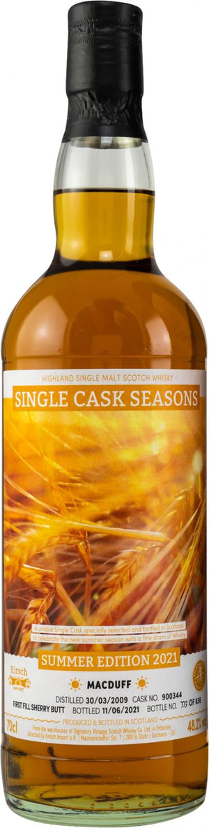 Macduff 2009 SV Single Cask Seasons - Summer 2021 2021 Release (Cask #900344) Single Malt Scotch Whisky | 700ML at CaskCartel.com