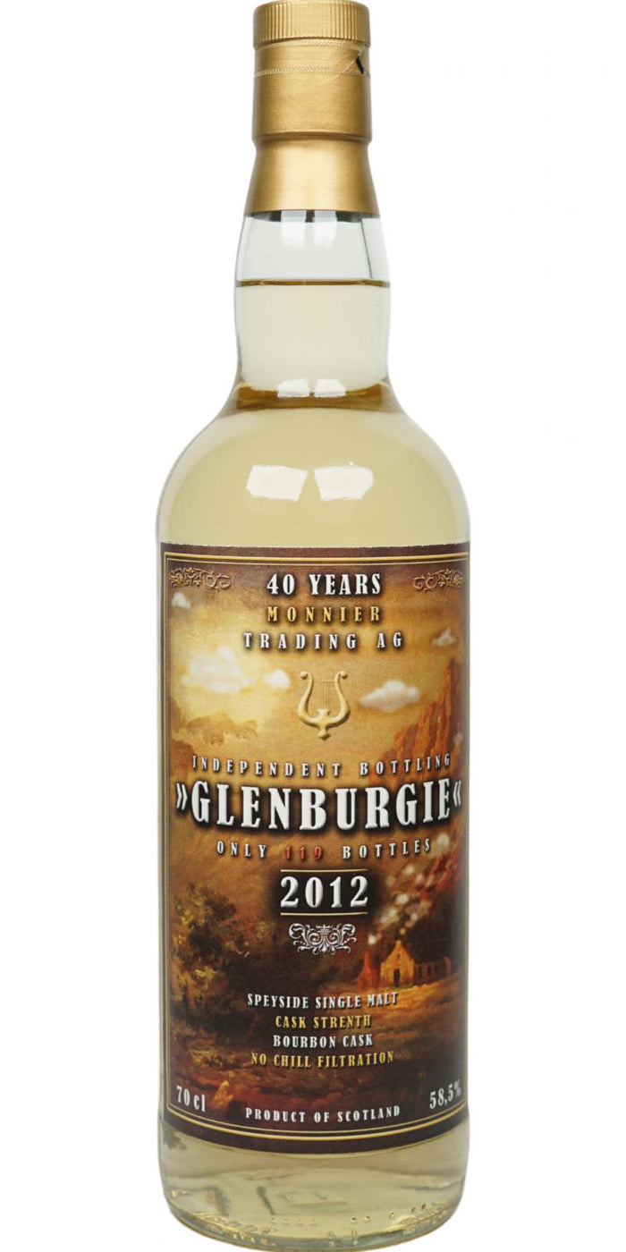 Glenburgie 2012 MT 40 years Monnier Trading AG 2021 Release Single Malt Scotch Whisky | 700ML