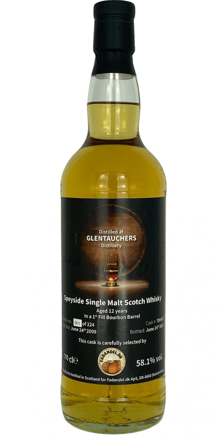 Glentauchers 2009 F.dk 12 Year Old 2021 Release (Cask #700437) Single Malt Scotch Whisky | 700ML