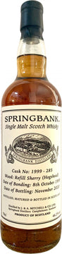 Springbank 1999 (Bottled 2020) Cask 285 Scotch Whisky | 700ML at CaskCartel.com
