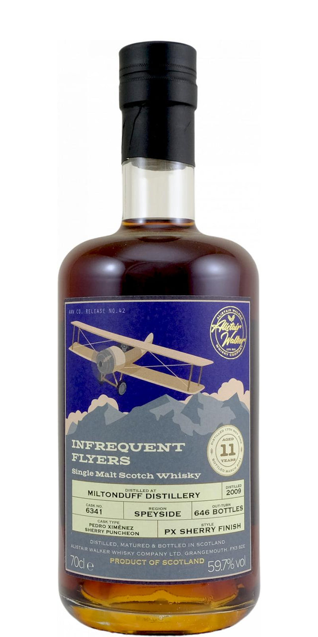 Miltonduff Infrequent Flyers Single Cask #6341 2009 11 Year Old Whisky | 700ML at CaskCartel.com