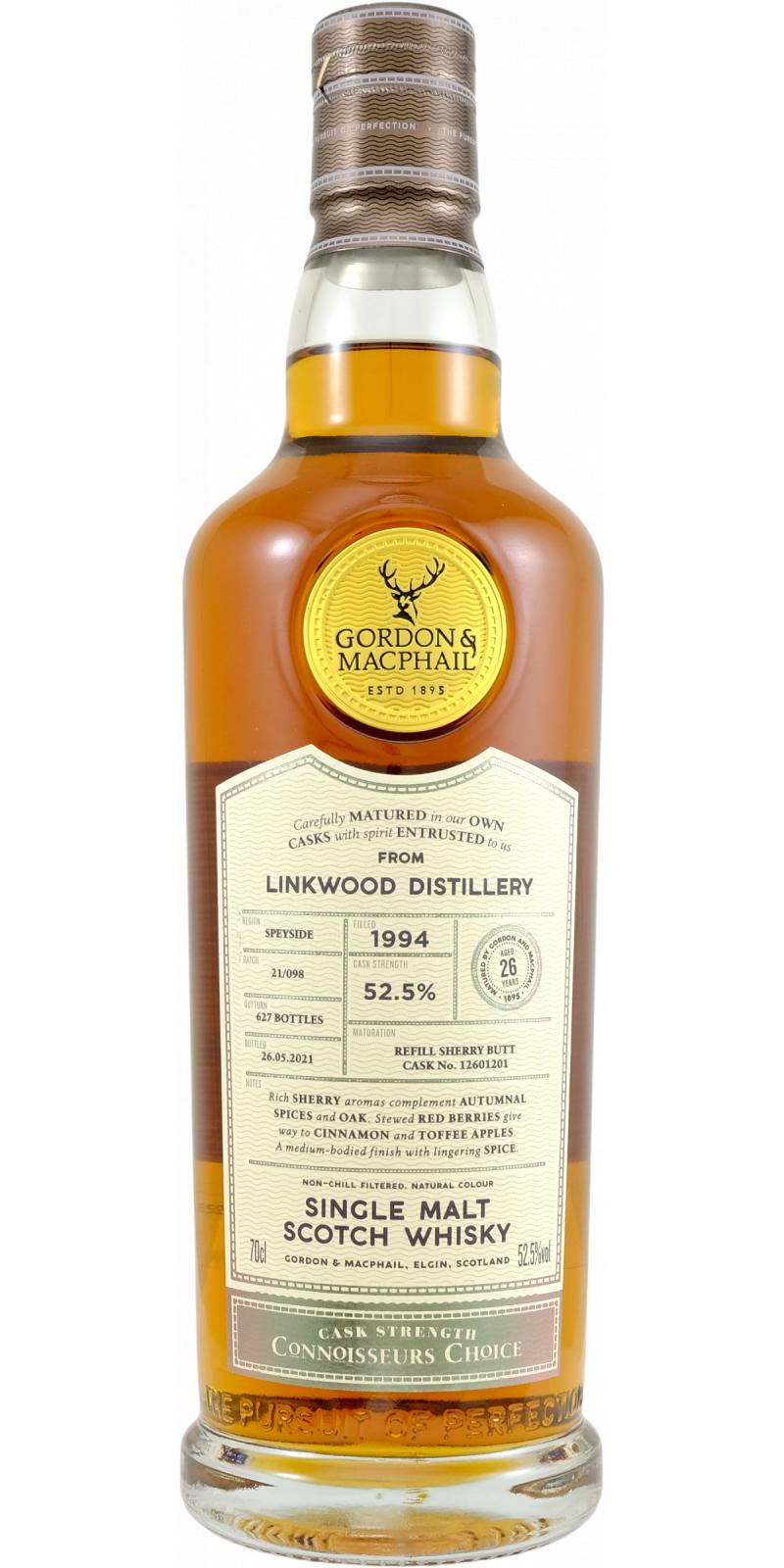 Linkwood 26 Year Old (D.1994, B.2021) Connoisseurs Choice Scotch Whisky | 700ML at CaskCartel.com