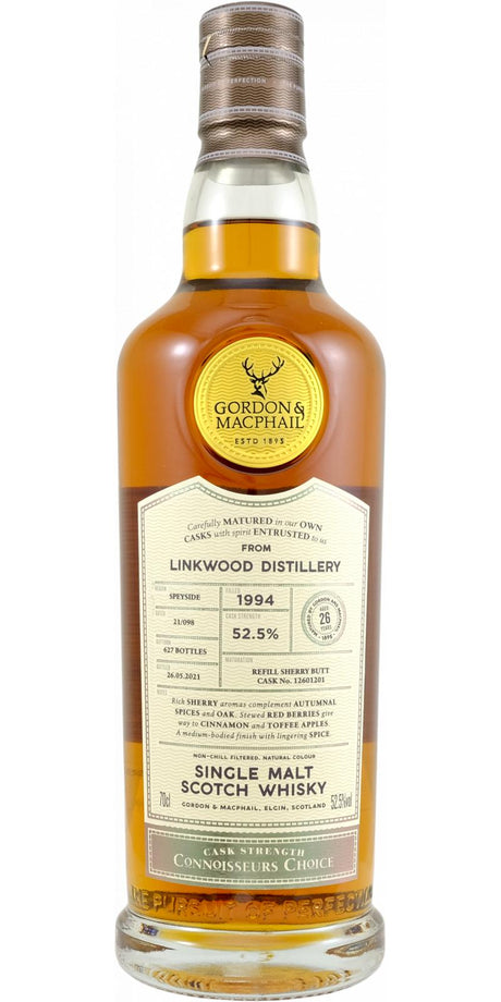 Linkwood 26 Year Old (D.1994, B.2021) Connoisseurs Choice Scotch Whisky | 700ML at CaskCartel.com