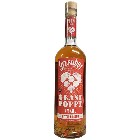 Greenbar Distillery Grand Poppy Organic Amaro Bitter Liqueur - CaskCartel.com
