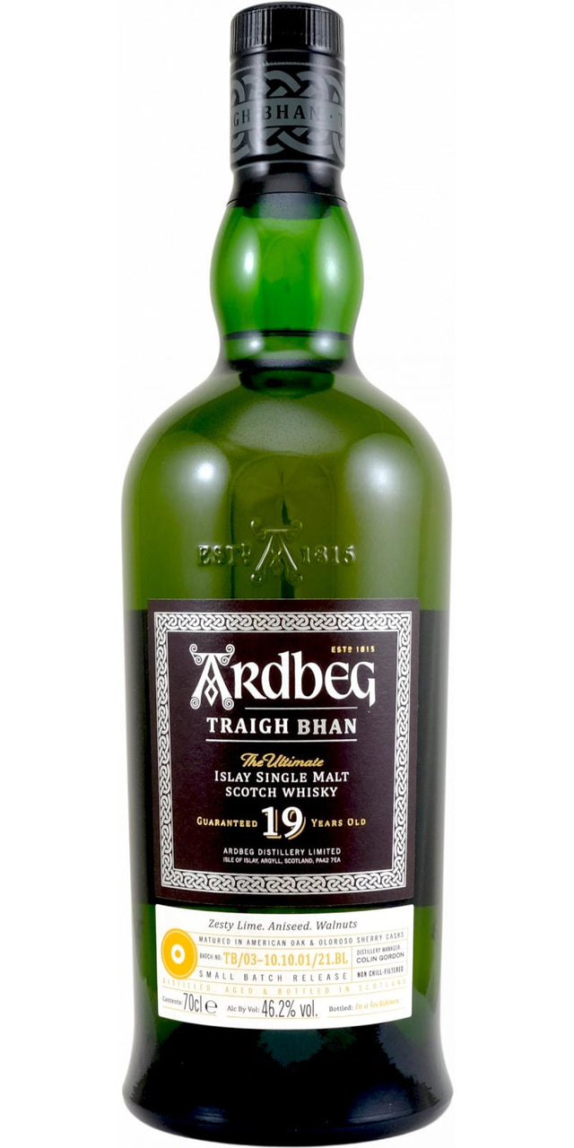 Ardbeg Batch #3 Traigh Bhan (Yellow circle) 19 Year Old Old Scotch Whisky at CaskCartel.com