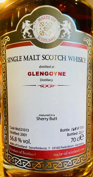 Glengoyne 2001 MoS 2021 Release (Cask #MoS 21013) Single Malt Scotch Whisky | 700ML at CaskCartel.com