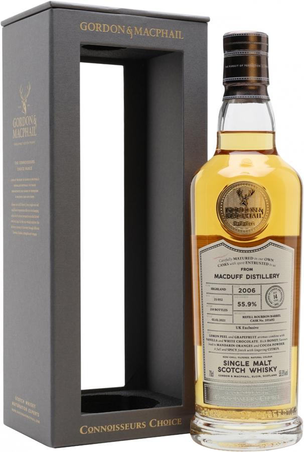 Macduff 2006 GM Connoisseurs Choice - Cask Strength 14 Year Old 2021 Release (Cask #101692) Single Malt Scotch Whisky | 700ML