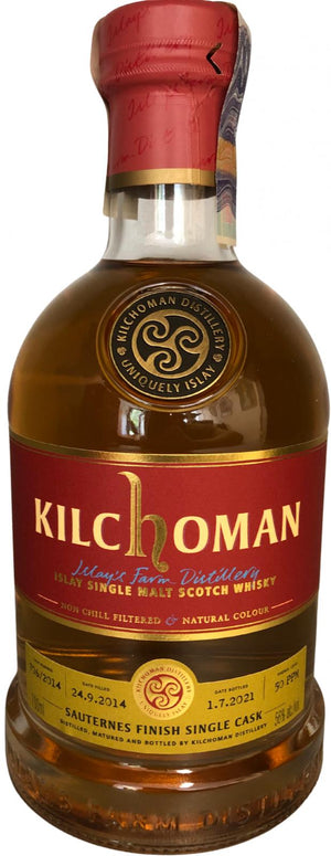 Kilchoman 2014 Sauternes Cask Finish 6 Year Old 2021 Release (Cask #706/2014) Single Malt Scotch Whisky | 700ML at CaskCartel.com
