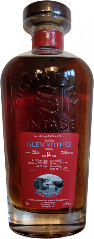 Glenrothes 2006 SV Cask Strength Collection 14 Year Old 2021 Release (Cask #9685) Single Malt Scotch Whisky | 700ML at CaskCartel.com