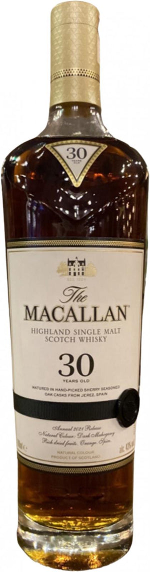Macallan Annual 2021 Release 30 Year Old 2021 Release Single Malt Scotch Whisky | 700ML at CaskCartel.com