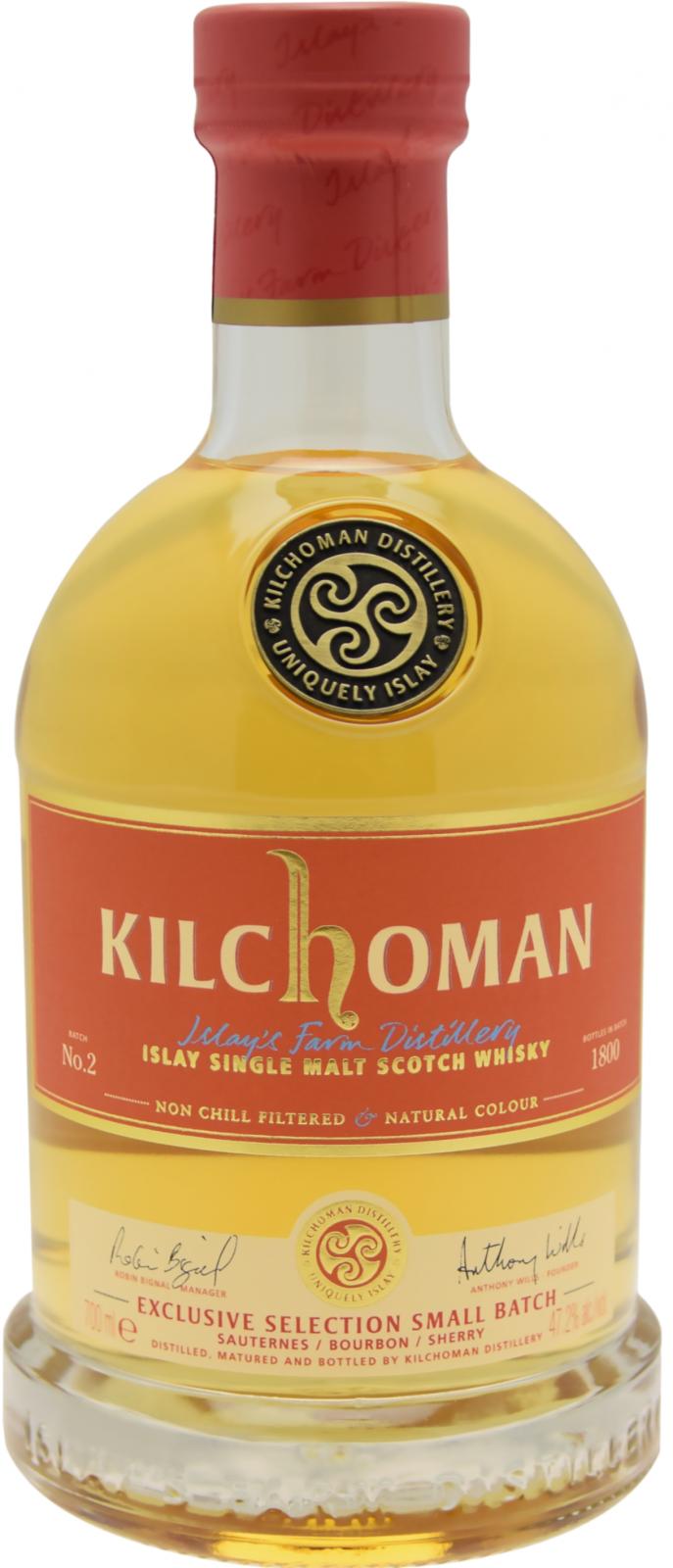 Kilchoman Small Batch No. 2 Edition 2021  2021 Release (Cask #21/111) Single Malt Scotch Whisky | 700ML