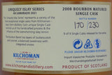 Kilchoman 2008 Uniquely Islay Series - An Samhradh 2021 13 Year Old 2021 Release (Cask #124/2008) Single Malt Scotch Whisky | 700ML at CaskCartel.com