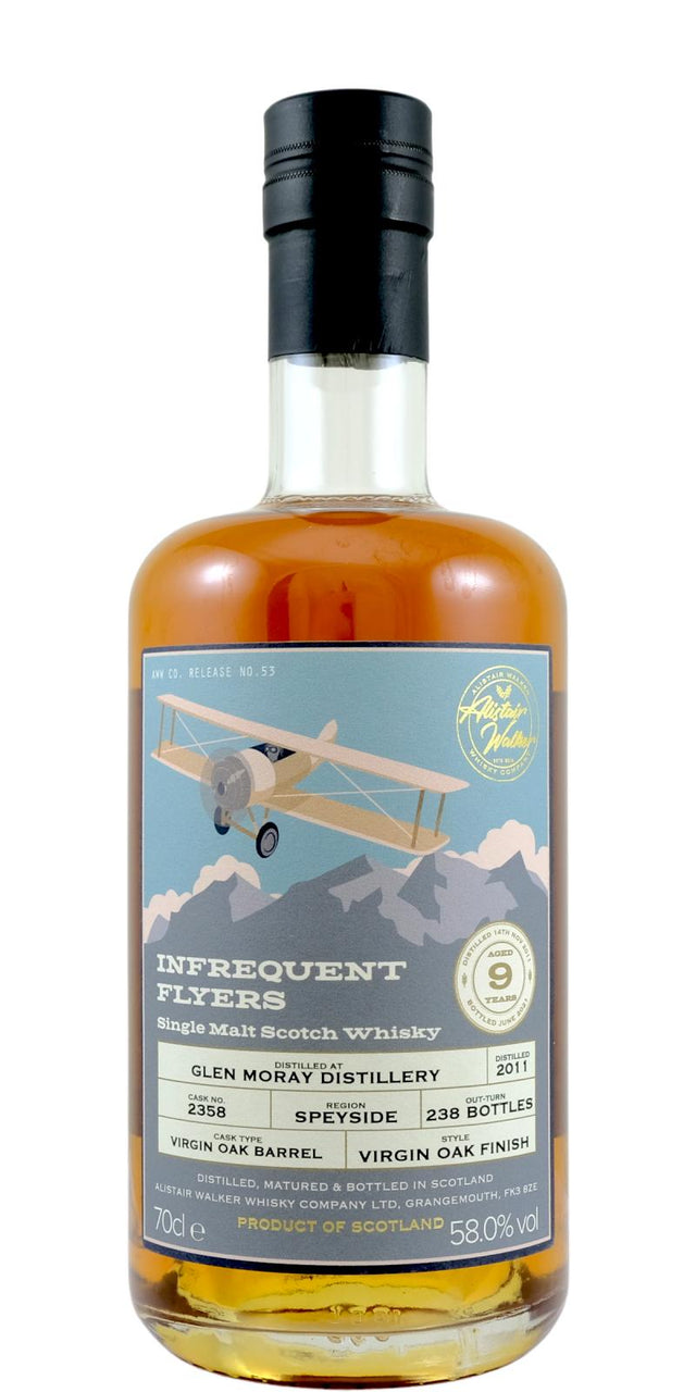 Glen Moray 2011 AWWC Infrequent Flyers 9 Year Old 2021 Release (Cask #2358) Single Malt Scotch Whisky | 700ML at CaskCartel.com