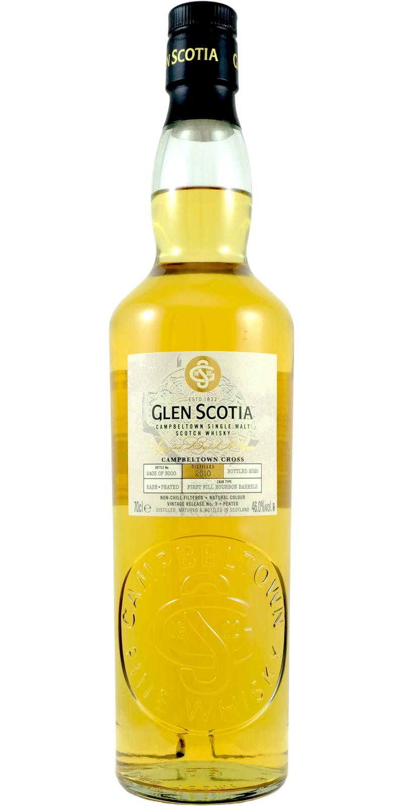 Glen Scotia 2010 Vintage Release No. 3 2020 Release Single Malt Scotch Whisky | 700ML at CaskCartel.com