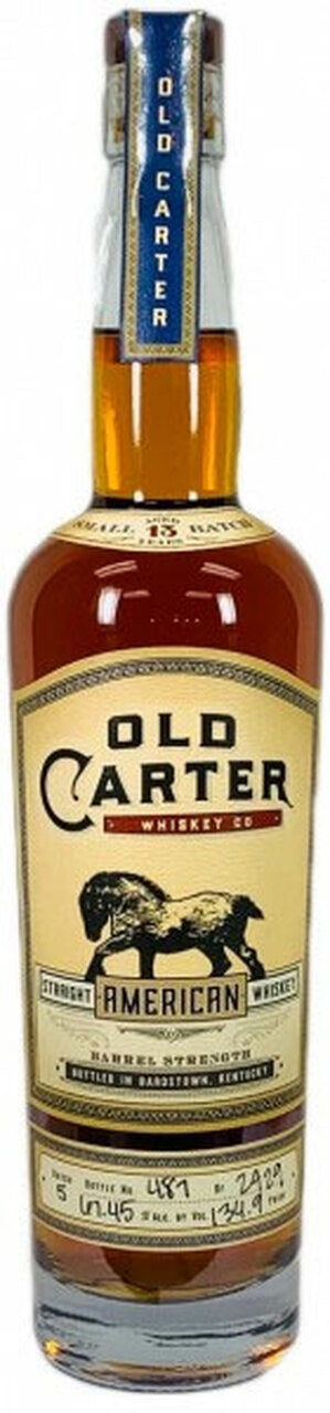 Old Carter Barrel Strength 134.9 Batch 5 American Whiskey