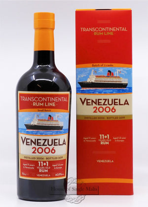 Transcontinental Line 2006 Venezuela Rum | 700ML at CaskCartel.com