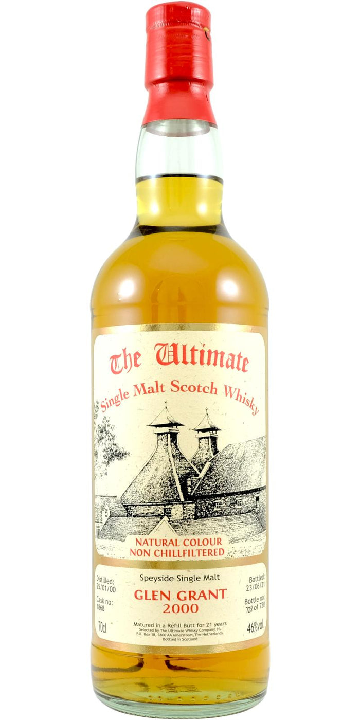 Glen Grant 2000 vW The Ultimate 21 Year Old 2021 Release (Cask #1868) Single Malt Scotch Whisky | 700ML