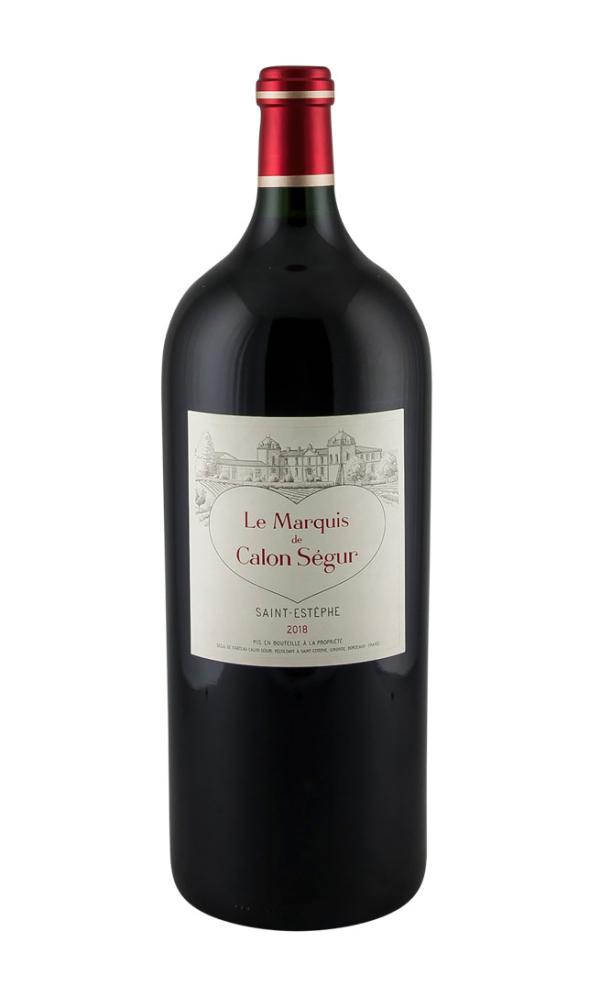 2018 | Chateau Calon Segur | Le Marquis 6L at CaskCartel.com