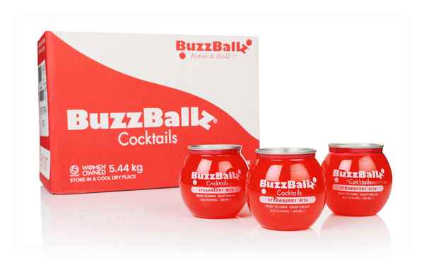 BuzzBallz Strawberry Rita | 24x200ML at CaskCartel.com