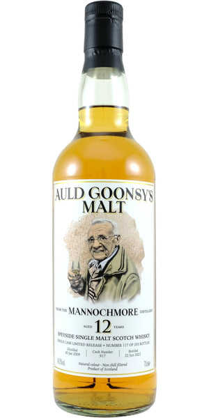 Mannochmore 2009 GWhL Auld Goonsy's 12 Year Old 2021 Release (Cask #917) Single Malt Scotch Whisky | 700ML at CaskCartel.com