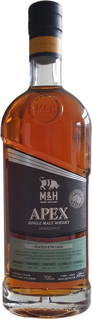 M&H 2018 - APEX Peated STR Cask  2021 Release (Batch 005) Single Malt Whisky | 700ML at CaskCartel.com