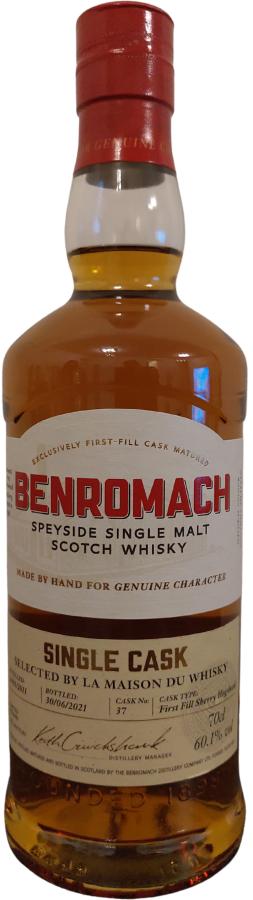 Benromach 2011 Single Cask (Bottled 2021) La Maison du Scotch Whisky  | 700ML at CaskCartel.com
