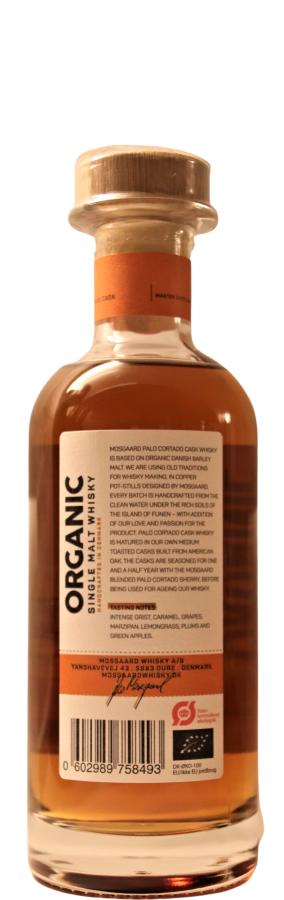 Mosgaard Organic - Palo Cortado Batch 1  2021 Release Single Malt Whisky | 500ML at CaskCartel.com