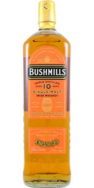 Bushmills 10 Year Old Sherry Cask Finish Limited Release Whiskey | 1L at CaskCartel.com