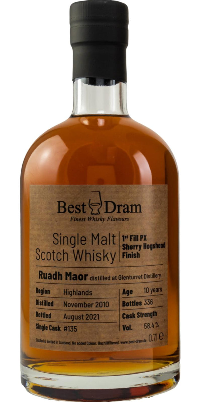 Ruadh Maor 2010 BD 10 Year Old 2021 Release (Cask #135) Single Malt Scotch Whisky | 700ML