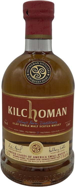 Kilchoman United States Small Batch Release No. 6 2021 Release Single Malt Scotch Whisky at CaskCartel.com