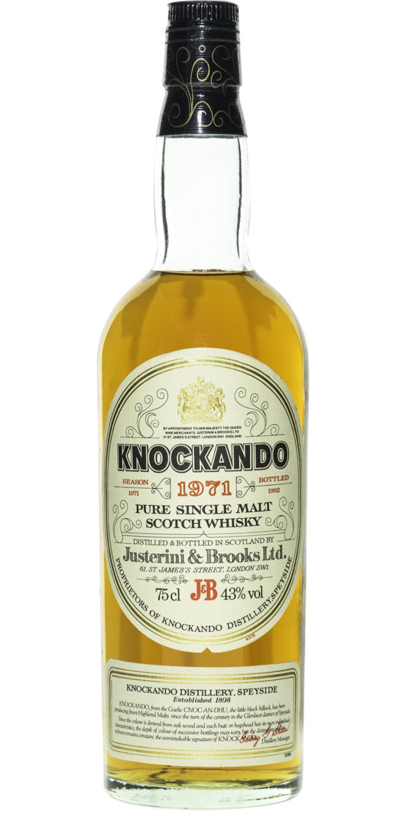 Knockando 1971 Season (Bottled 1982) Pure Malt Scotch Whisky at CaskCartel.com