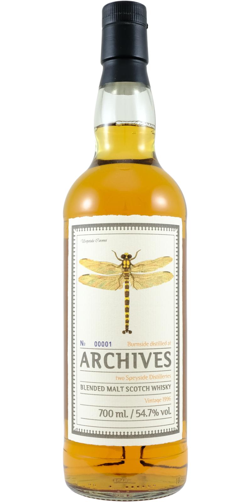 Burnside 1996 Arc British Dragonflies 25 Year Old 2021 Release (Cask #2176) Single Malt Scotch Whisky | 700ML at CaskCartel.com